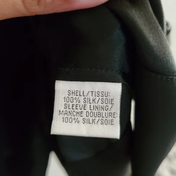 Cynthia Steffe Black Silk XS Tie Front Ruffle Top - Picture 2 of 3